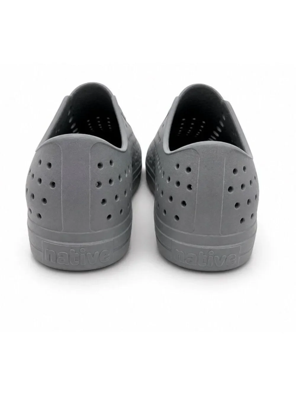 Native Jefferson Archive Slip-On Water Shoes Full Metal Grey M9 W11 Lightweight